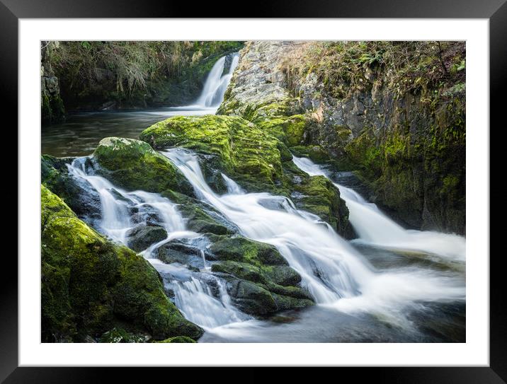 Ingleton Waterfall Yorkshire Dales Framed Mounted Print by Tim Hill