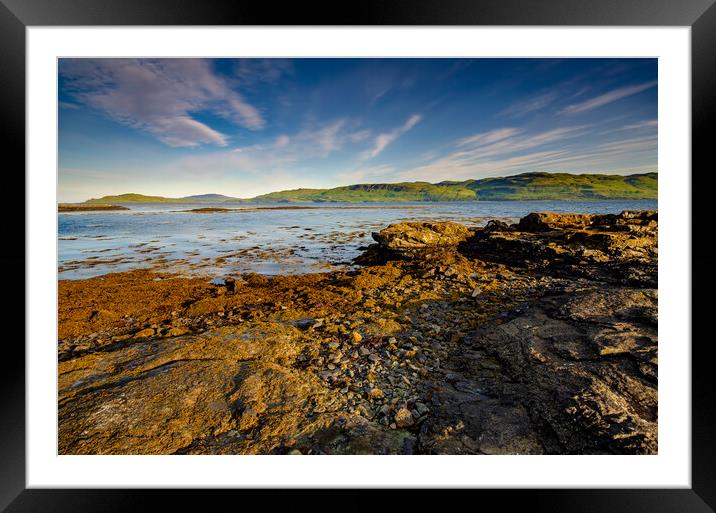 Loch Na Keal Framed Mounted Print by Steve Smith