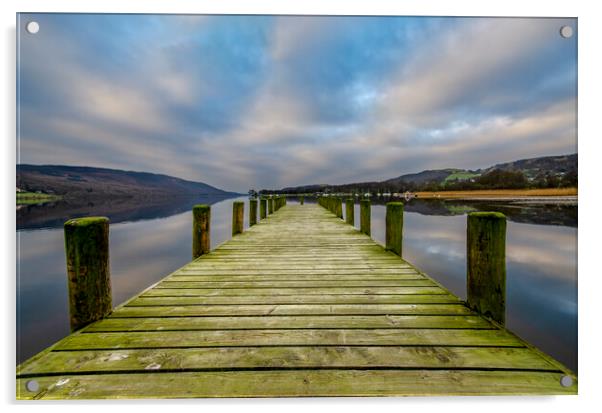 Waterhead Pier Acrylic by Steve Smith