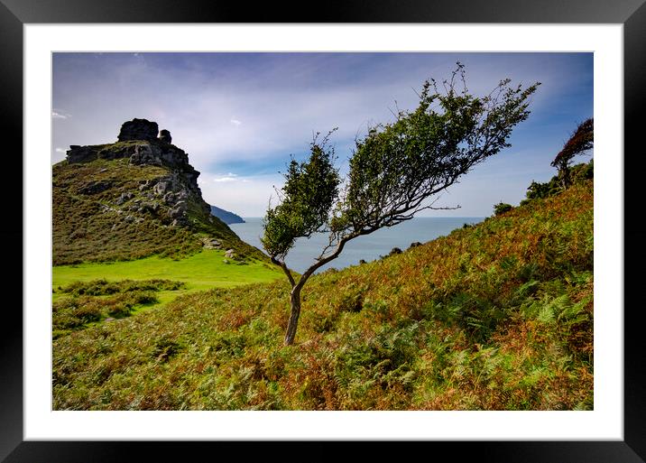 Valley Of The Rocks Framed Mounted Print by Steve Smith