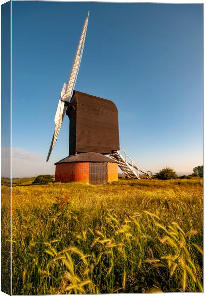 Iconic Brill Windmill Canvas Print by Steve Smith