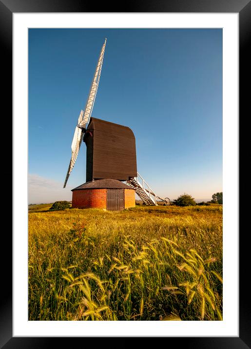 Iconic Brill Windmill Framed Mounted Print by Steve Smith