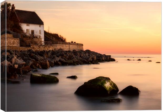 Serenity on the Yorkshire Coast Canvas Print by Tim Hill