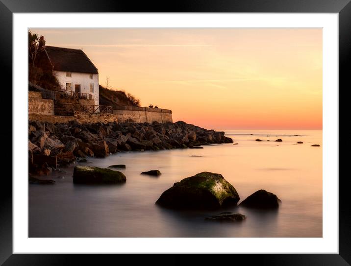 Serenity on the Yorkshire Coast Framed Mounted Print by Tim Hill
