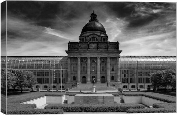 Bavarian State Chancellery, Berlin Canvas Print by Steve Smith