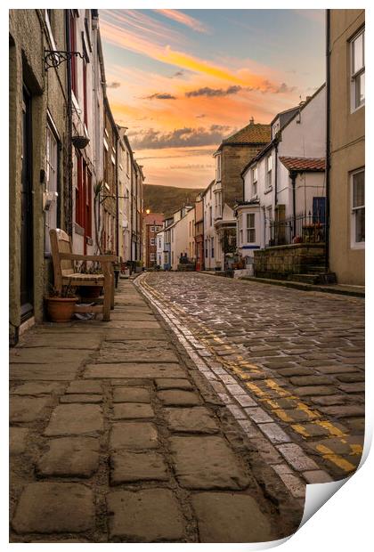 Timeless Beauty of Staithes Print by Tim Hill