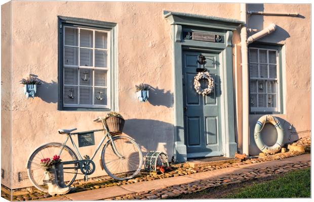Quaint and Quirky Coastal Cottage Canvas Print by Tim Hill