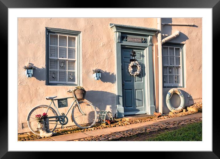 Quaint and Quirky Coastal Cottage Framed Mounted Print by Tim Hill