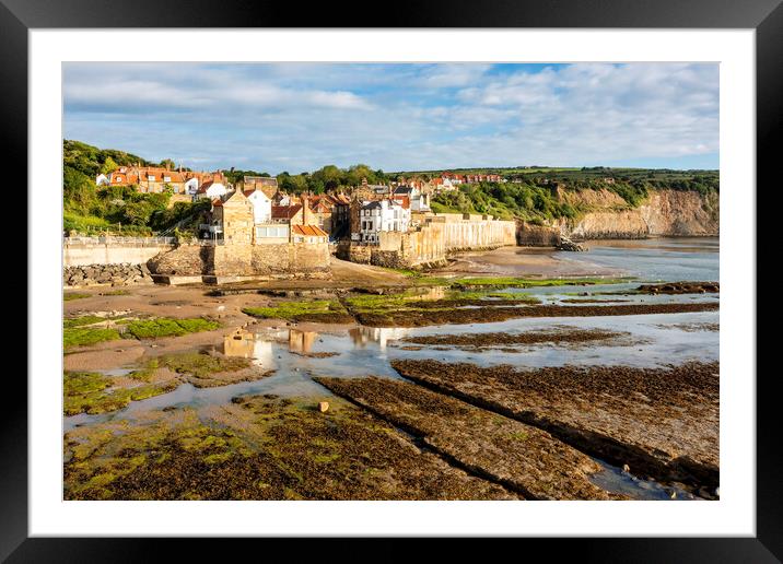 Robin Hoods Bay, North Yorkshire Moors Framed Mounted Print by Tim Hill