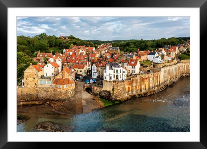 Smugglers tunnel Robin Hoods Bay Framed Mounted Print by Tim Hill