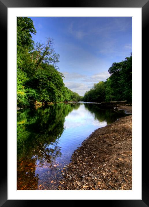 River Swale Framed Mounted Print by Steve Smith