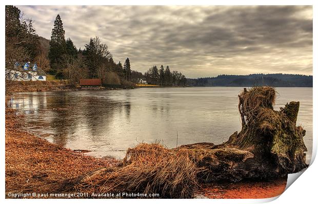 Loch Ard, Scotland. Print by Paul Messenger