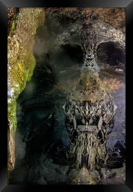 Hodge Close skull Framed Print by Peter Bardsley