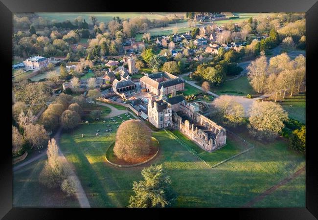Rufford Abbey Framed Print by Apollo Aerial Photography