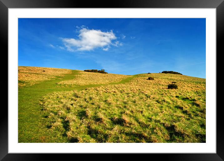 Cleeve Hill, The Cotswolds Framed Mounted Print by Darren Galpin