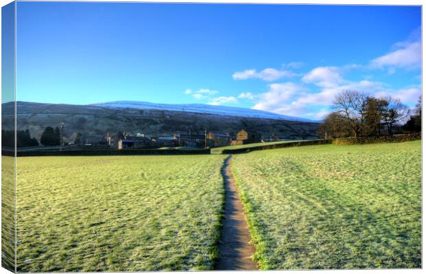 A Breathtaking Meadow in the Yorkshire Dales Canvas Print by Steve Smith