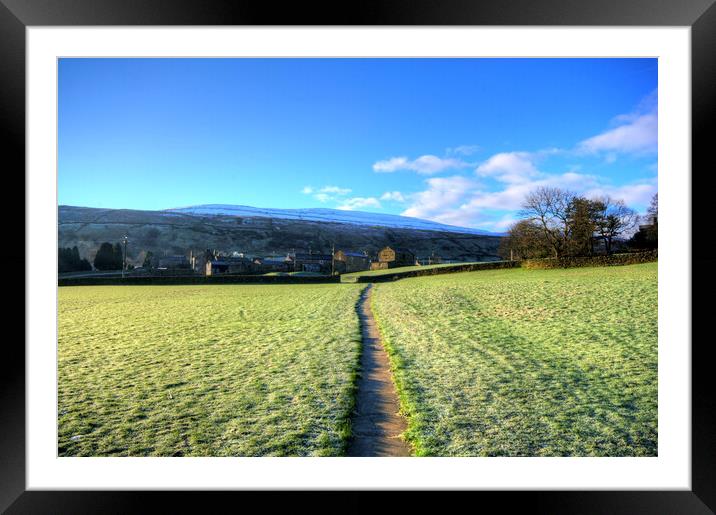 A Breathtaking Meadow in the Yorkshire Dales Framed Mounted Print by Steve Smith