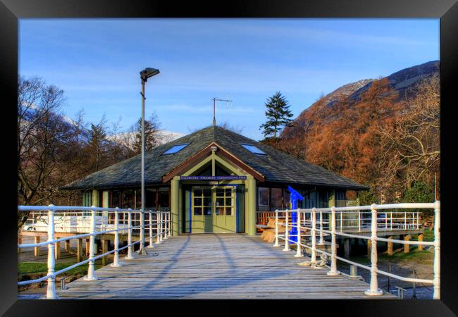 Ullswater Steamers Framed Print by Steve Smith