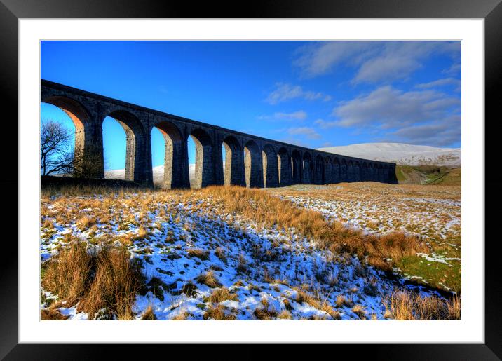 Ribblehead Viaduct Framed Mounted Print by Steve Smith