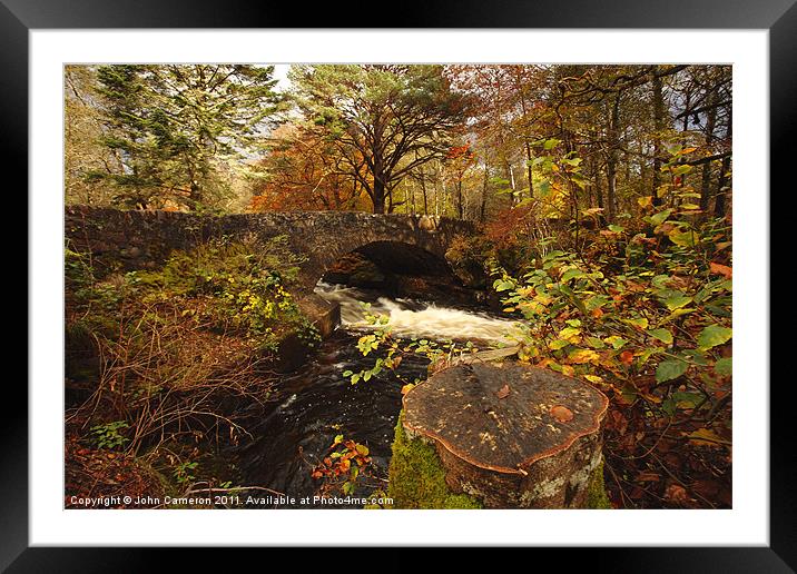 Autumn Splendour. Framed Mounted Print by John Cameron