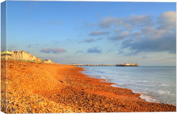 Brighton Pier Canvas Print by Steve Smith