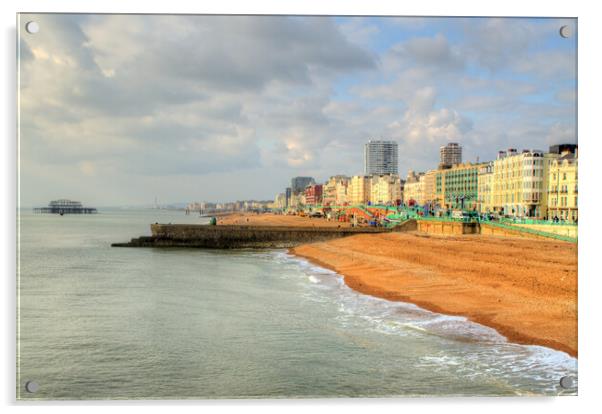 Brighton West Pier Acrylic by Steve Smith