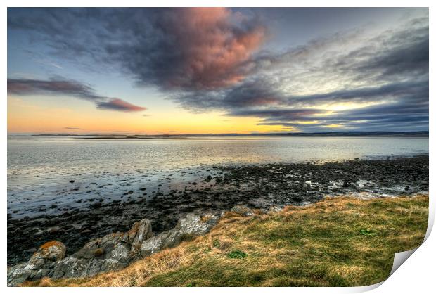 Lindisfarne Sunrise Print by Steve Smith