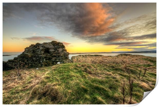 Lindisfarne Sunrise Print by Steve Smith