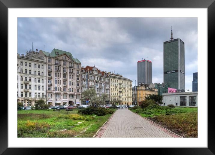 Warsaw Marriott Framed Mounted Print by Steve Smith