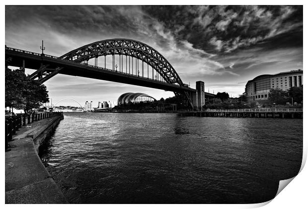 Tyne Bridge Print by Steve Smith