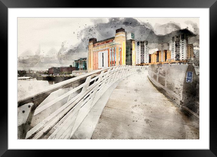 The Baltic Flour Mill Framed Mounted Print by Steve Smith