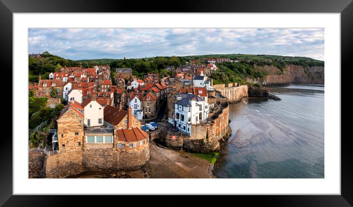 Unveiling the Hidden Beauty of Robin Hoods Bay Framed Mounted Print by Tim Hill