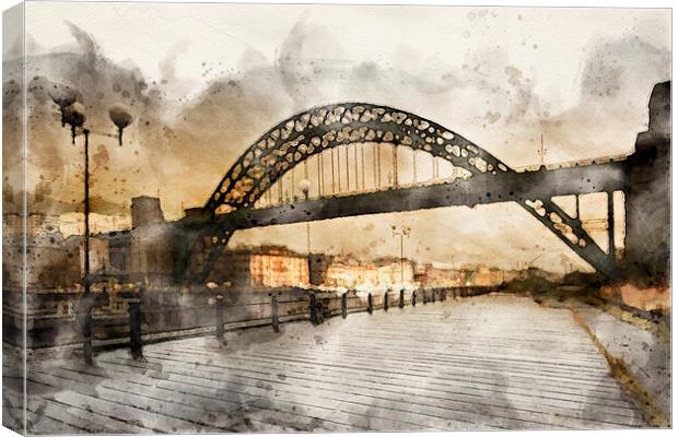 Tyne Bridge Canvas Print by Steve Smith