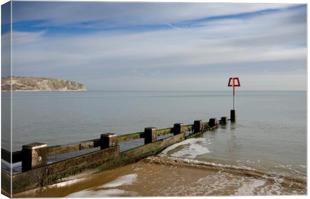 Serene Beauty of Swanage Canvas Print by Steve Smith