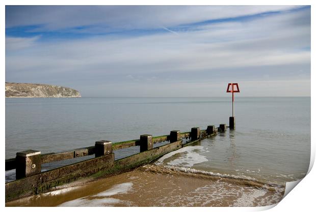 Serene Beauty of Swanage Print by Steve Smith