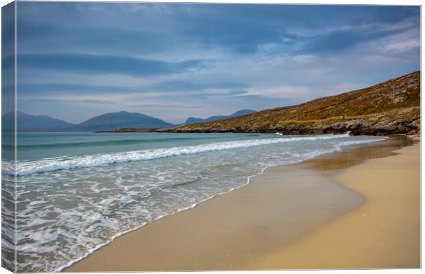 Mesmerising Waters of Luskentyre Canvas Print by Steve Smith