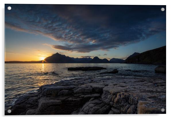 Elgol, Isle Of Skye Acrylic by Steve Smith