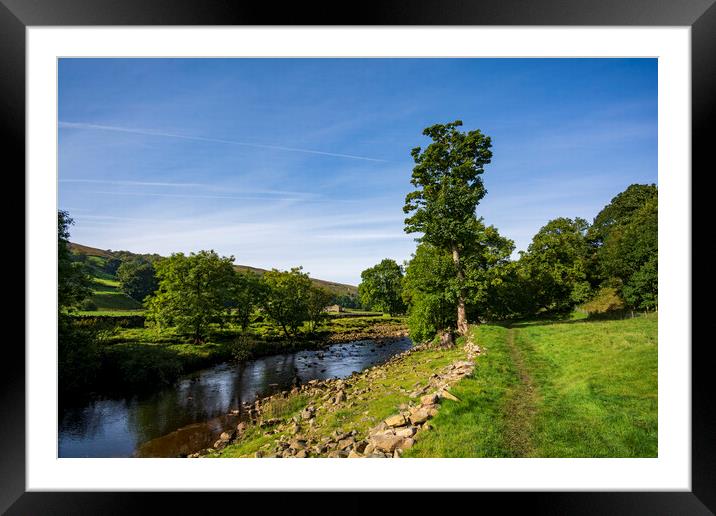 River Swale Muker Framed Mounted Print by Steve Smith