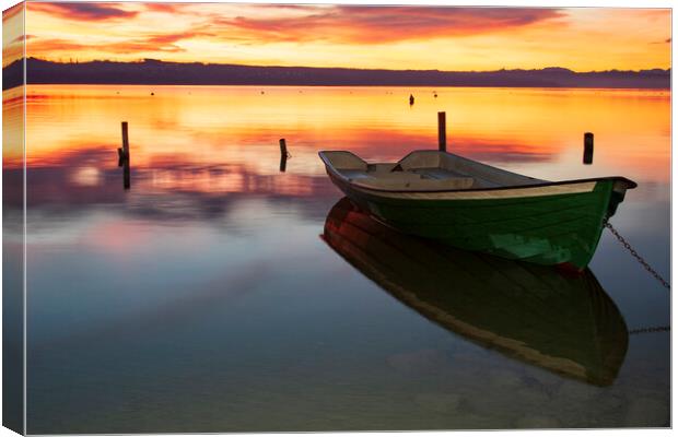 Ammersee, Bavaria, Germany Canvas Print by Steve Smith