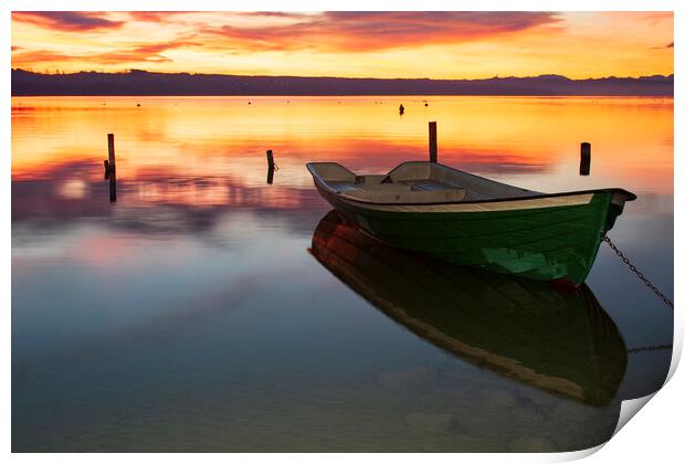 Ammersee, Bavaria, Germany Print by Steve Smith