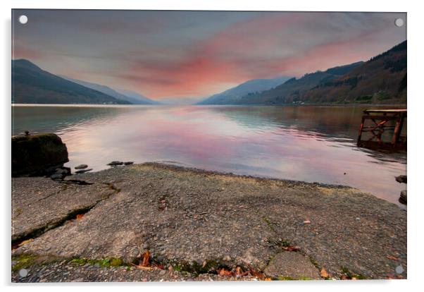 Loch Earn Acrylic by Steve Smith
