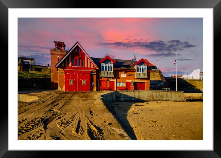 Cullercoats RNLI Framed Mounted Print by Steve Smith