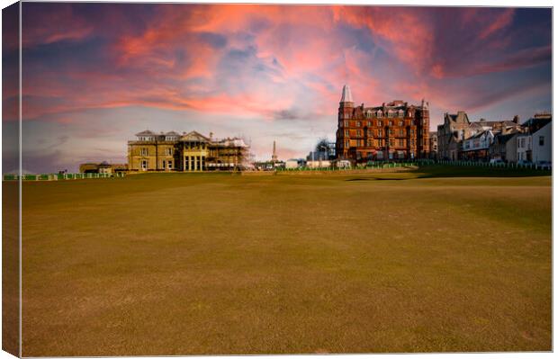 The 18th St Andrews Canvas Print by Steve Smith