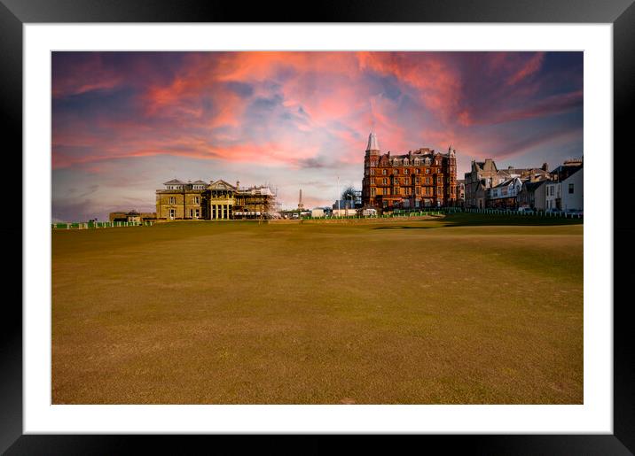 The 18th St Andrews Framed Mounted Print by Steve Smith