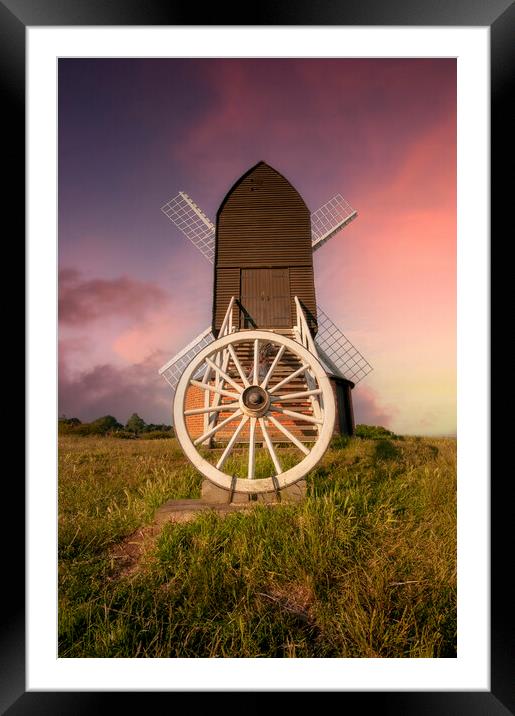 Brill Windmill Framed Mounted Print by Steve Smith