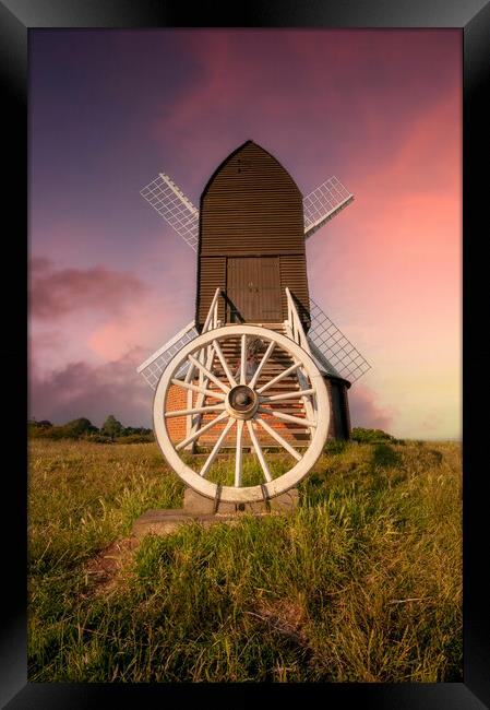 Brill Windmill Framed Print by Steve Smith