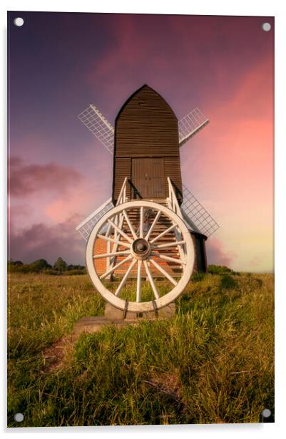 Brill Windmill Acrylic by Steve Smith
