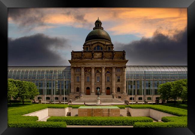 Bavarian State Chancellery, Berlin Framed Print by Steve Smith