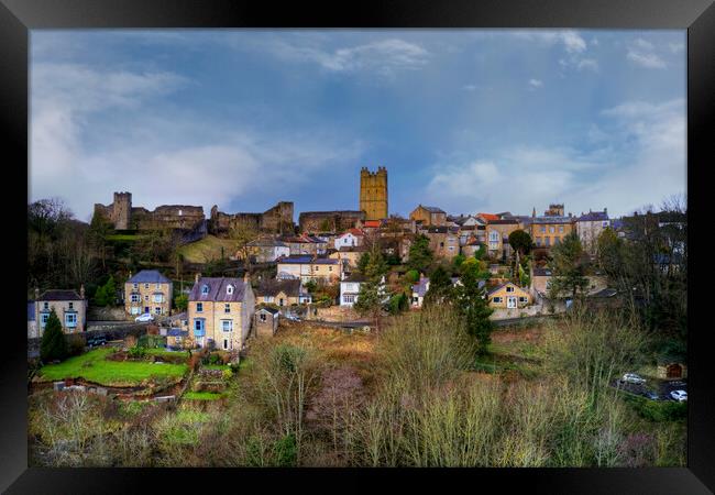 Richmond North Yorkshire Framed Print by Steve Smith