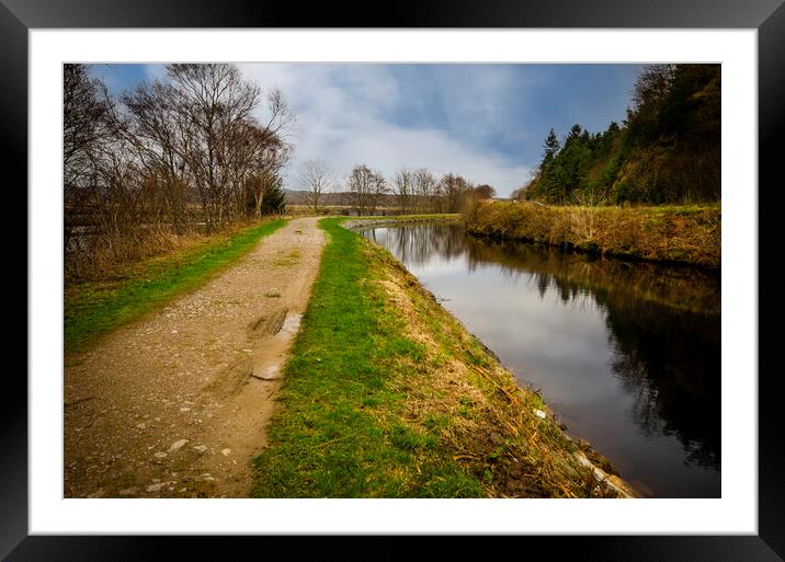 Crinan Canal Framed Mounted Print by Steve Smith